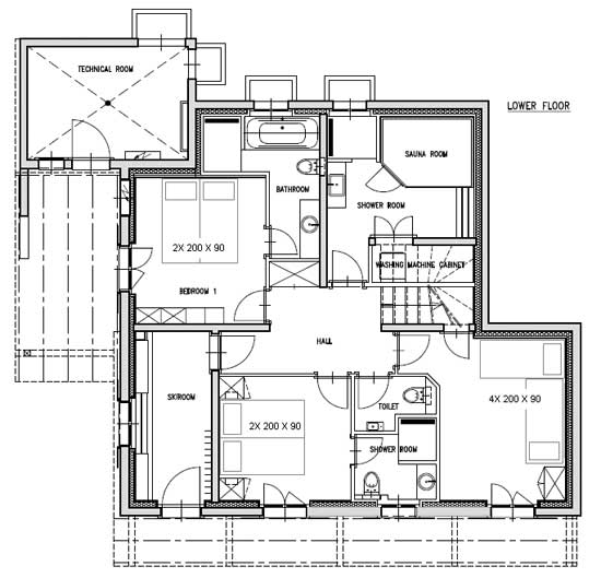 lower floor