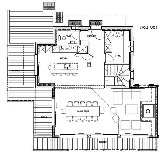 middle floor