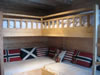 Chalet Chaupine interior bunk bed room